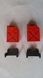1:10 RC  Rock Crawler Scale Accessory Gas Cans 2pcs (1 Pair) SHIPS FROM USA