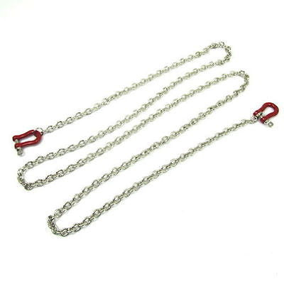 1:10 Scale Chain with Shackles (Red) 890mm US Seller