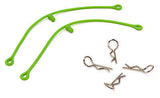 RC Body Clips w/ 115mm Leash Retainers & Clips Green C25816GREEN  US Seller