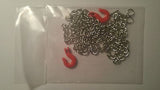 1/10 Scale Chain w/Hooks (RED) For Rock Crawler US Seller