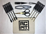 RC 12pc Tool Set w/ Carrying Bag for RC Car/Truck/Boat/Aircraft US Seller
